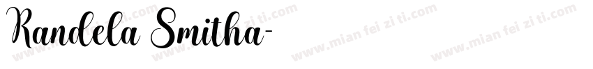 Randela Smitha字体转换